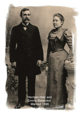 Old Photo of Wedding Couple